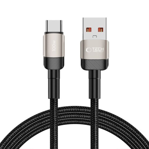 Kabel przewód USB-C - USB-A UltraBoost Evo 100W 5A 2m - tytanowy