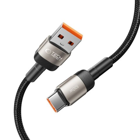 Kabel przewód USB-C - USB-A UltraBoost Evo 100W 5A 2m - tytanowy