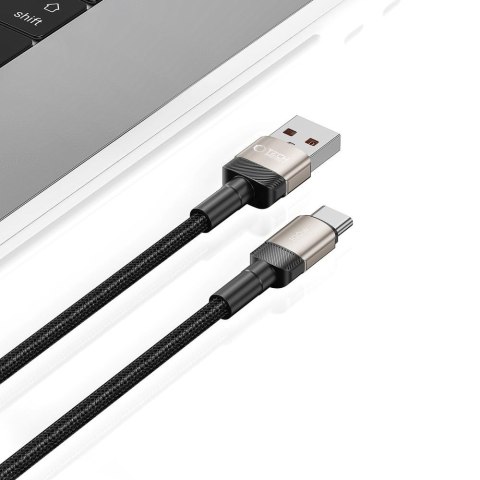 Kabel przewód USB-C - USB-A UltraBoost Evo 100W 5A 2m - tytanowy