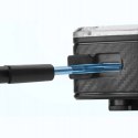 Lampka rowerowa LED czerwona tylna system hamowania STOP USB-C - czarna