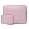 Torba pokrowiec Neoslim na laptopa 13-14'' + etui na akcesoria - różowa