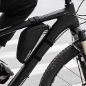 Torba rowerowa na narzędzia pompkę mocowana na ramę 0.7l - czarna