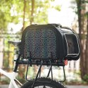 Torba rowerowa składana do transportu psa kota - czarna