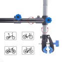 Wielofunkcyjny stojak serwisowy uchwyt do rowerów nablatowy - czarny
