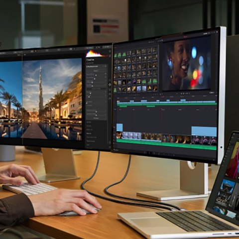 Kabel USB-C USB4 40Gbps 240W 8K 60Hz 1m - czarny