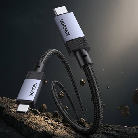 Kabel USB-C USB4 40Gbps 240W 8K 60Hz 1m - czarny