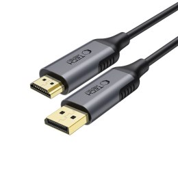 Kabel przewód DisplayPort - HDMI UltraBoost 2.0 4K 60Hz 2m - czarny