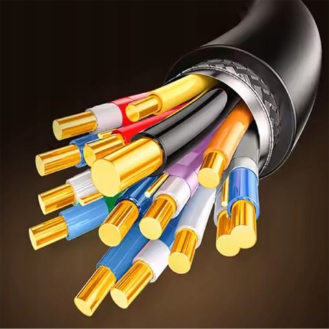 Kabel przewód HDMI do telewizorów monitorów projektorów 8K 60Hz 3m - czarny