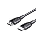 Kabel przewód HDMI do telewizorów monitorów projektorów konsoli 4K 1.5m - czarny
