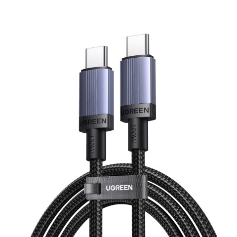 Kabel przewód USB-C PD 100W 5A 1m - czarny