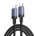Kabel przewód USB-C PD 240W 0.5m - czarny