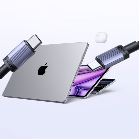 Kabel przewód USB-C PD 240W 1m - czarny