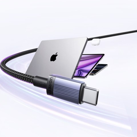 Kabel przewód USB-C PD 240W 2m - czarny