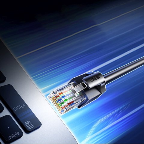 Kabel sieciowy Ethernet Cat 6A UTP RJ45 5m - czarny