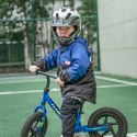 Kask rowerowy dziecięcy z odpinaną szczęką rozmiar M 54-57cm - szary