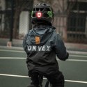 Kask rowerowy dziecięcy z odpinaną szczęką rozmiar S 48-54cm - zielony