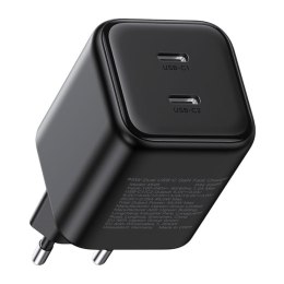 Ładowarka sieciowa USB-C GaN 45W - czarna