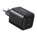 Ładowarka sieciowa USB-C GaN 45W - czarna