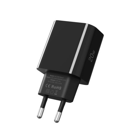 Ładowarka sieciowa USB-C NC20W PD 20W - czarna