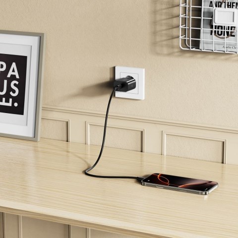 Ładowarka sieciowa USB-C NC20W PD 20W - czarna