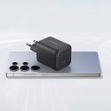 Ładowarka sieciowa USB-C USB-A GaN X527 45W - czarna