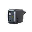 Ładowarka sieciowa USB-C ze zwijanym kablem USB-C EnerCore CJ11 45W - czarna