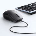 Myszka przewodowa optyczna 1200 DPI - czarna