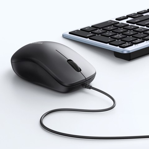 Myszka przewodowa optyczna 1200 DPI - czarna