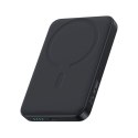Powerbank 10000mAh 22.5W z kablem USB-C EnerFill FM11 Ultra-Mini MagSafe - czarny