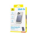 Powerbank ultracienki 5000mAh z podstawką kablem PicoGo AM31 Qi2 MagSafe 20W - szary
