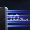 Przełącznik switch USB-C USB-A 10Gb/s - szary