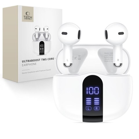 Słuchawki bezprzewodowe douszne UltraBoost TWS Core G2 - białe