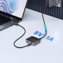 Switch przełącznik DisplayPort USB-C do USB-C - szary