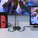 Switch przełącznik HDMI 2w1 8K 60Hz Ultra HD - czarny