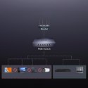 Switch przełącznik sieciowy Ethernet 6-Portowy 1Gb/s z PoE - szary