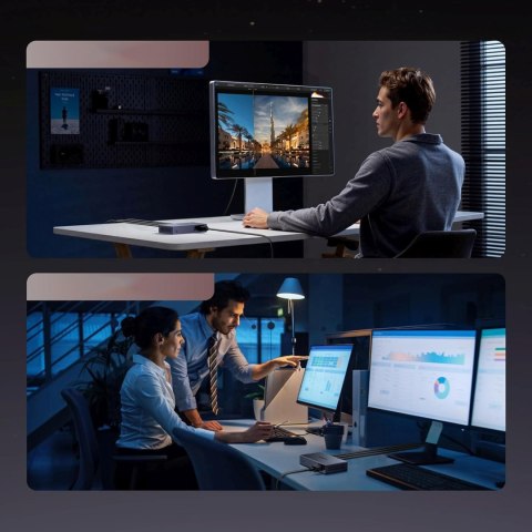 Switch przełącznik sieciowy Ethernet 6-Portowy 1Gb/s z PoE - szary