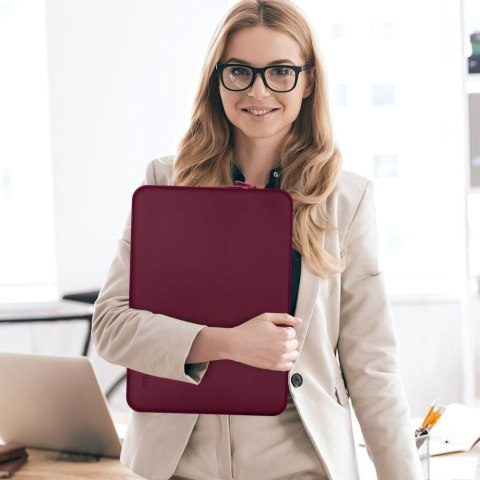 Torba pokrowiec Neopren na laptopa 15-16'' - bordowa