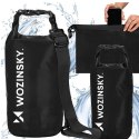 Worek torba wodoodporna outdoor na kajak SUP 30l - czarny