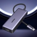 Zewnętrzna karta sieciowa USB-C - RJ45 5Gb/s - szary
