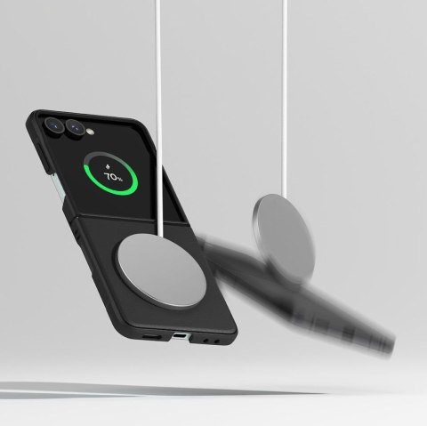 Etui na Samsung Galaxy Z Flip 7 Onyx Magnetic MagSafe - czarne