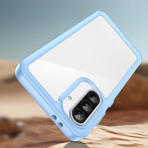Etui pokrowiec z elastyczną ramką do Samsung Galaxy A56 Outer Space Case - niebieskie