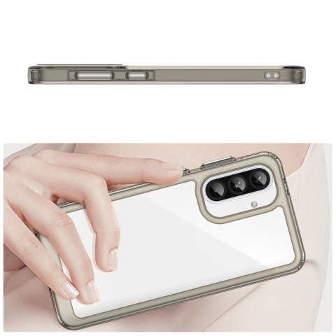 Etui pokrowiec z elastyczną ramką do Samsung Galaxy A56 Outer Space Case - półprzezroczyste