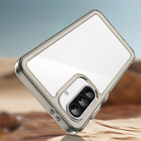 Etui pokrowiec z elastyczną ramką do Samsung Galaxy A56 Outer Space Case - półprzezroczyste