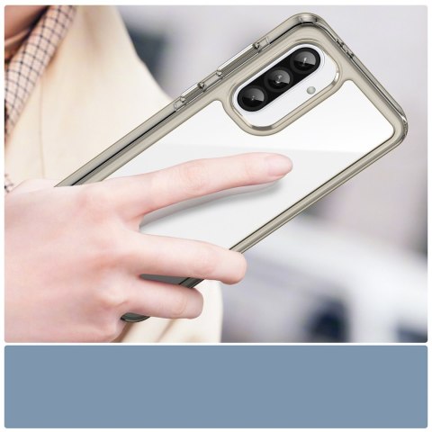 Etui pokrowiec z elastyczną ramką do Samsung Galaxy A56 Outer Space Case - półprzezroczyste
