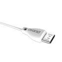 Kabel przewód USB-A - MicroUSB L4M 2.4A 1m - biały