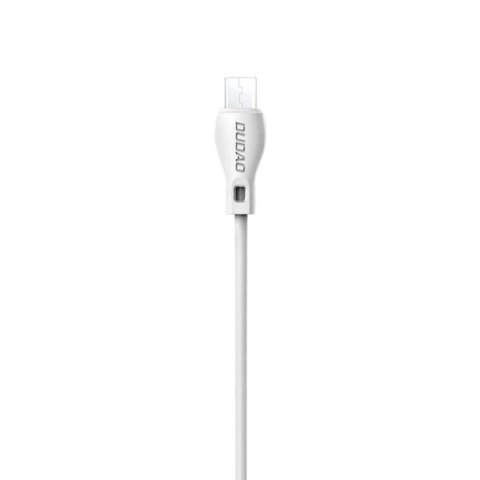 Kabel przewód USB-A - MicroUSB L4M 2.4A 1m - biały