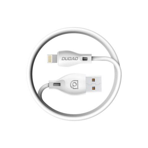 Kabel przewód USB-A - MicroUSB L4M 2.4A 1m - biały