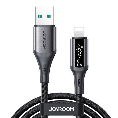 Kabel przewód USB-A - iPhone Lightning S-A60 StarTalk 3A 1.2m - czarny
