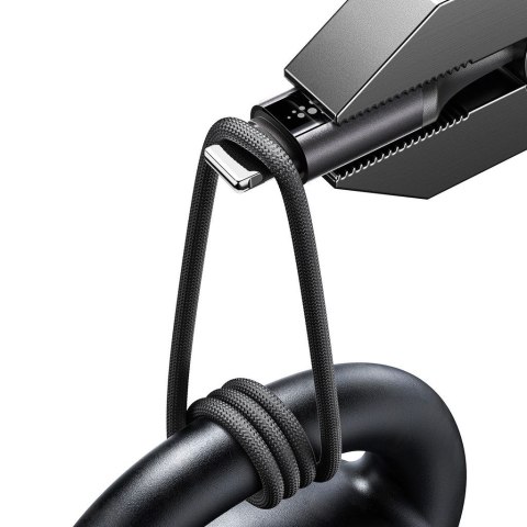 Kabel przewód USB-A - iPhone Lightning S-A60 StarTalk 3A 1.2m - czarny