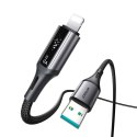 Kabel przewód USB-A - iPhone Lightning S-A60 StarTalk 3A 1.2m - czarny